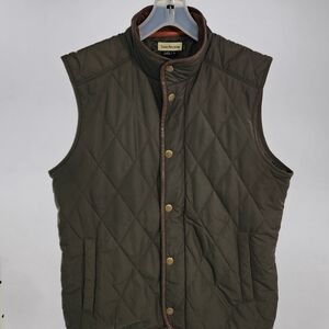 Tom Beckbe Men's Quilted Vest - Olive